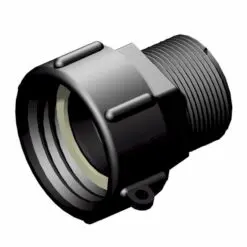 IBC Adapter bottenventil S60x6 inner – 1 1/2” BSP ytter