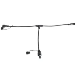 Kedjebelysning TB S-LINE T-SKARV 0,3M 2X1MM² Svart