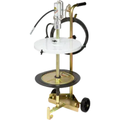 Tryckluftsdriven fettpump med vagn - 50 KG fat